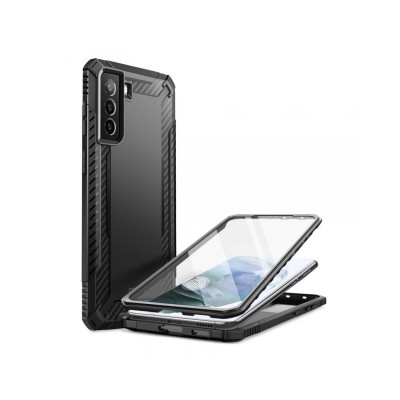 Husa Premium Supcase Clayco Xenon,  Samsung Galaxy S21, Negru